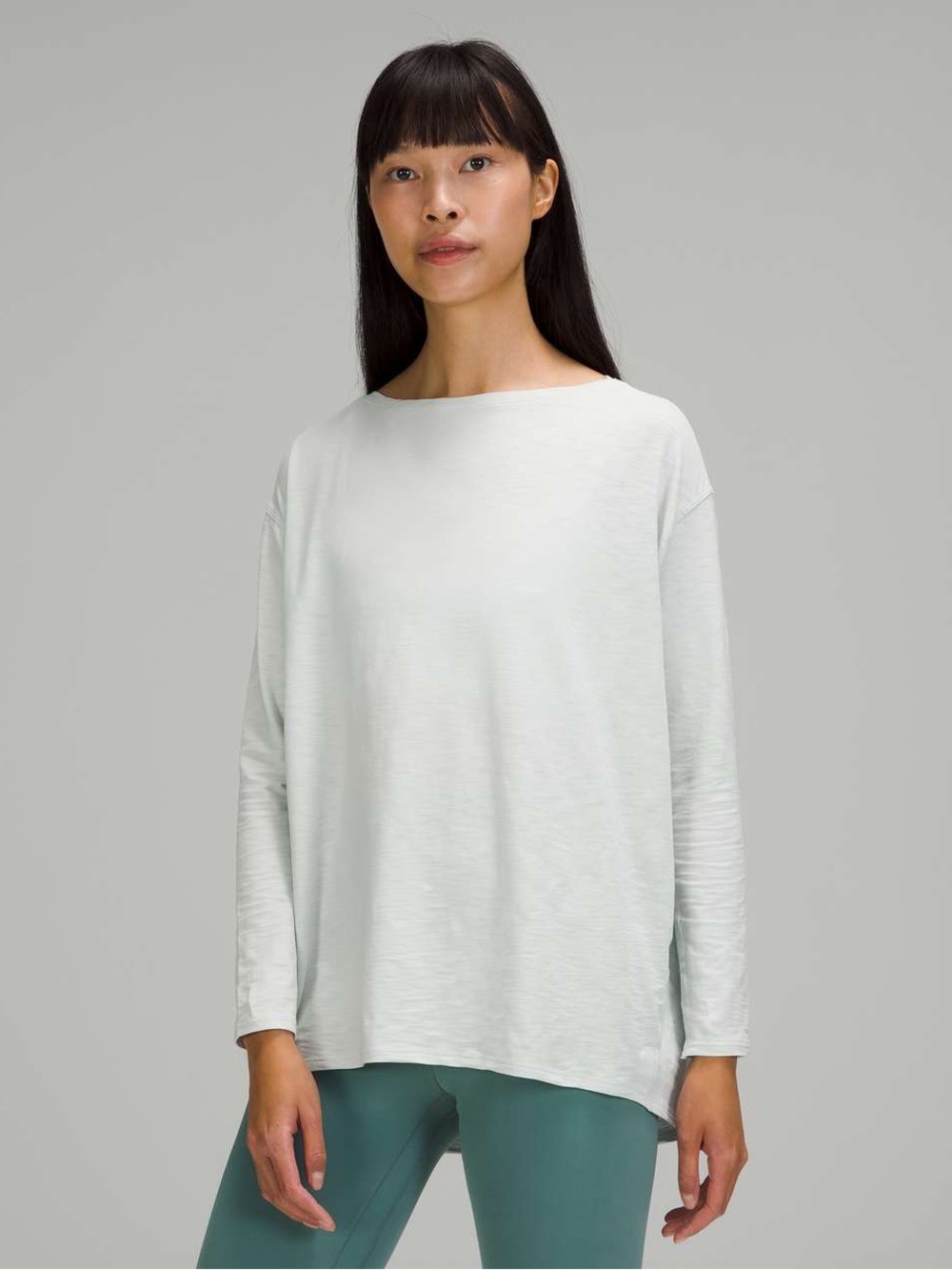 Lululemon Back In Action Long Sleeve Ocean Air